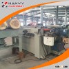 Wood log debarker/wood log debarking and rounding machine