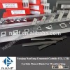 14x14x2.0mm Tungsten Carbide Planer Blade YG6X the best quality For Woodworking