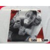 Square Printed 100% polyester promotional Personalized Pillow Cases with 26*26 cm