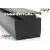 Rubber Extruded EPDM Sealing Strip Aging Resistance , Extruded Rubber Profiles