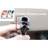 Customized 7 * 15mm Automotive Rubber Seals With Metal Clip For Car
