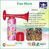 Colored Plastic Horn For Basketball / Soccer Match 250ml , Fun Party Items