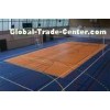 Recycled rubber gym floor tiles anti static for basket court