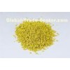 Wear resistant yellow Colored rubber granules , size 1-3mm for carpet