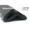 U Shaped EPDM Sealing Strip Heat / Cold Resistance , Epdm Rubber Seal