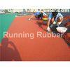 Non-static Plastic race track with SGS colored flooring tiles