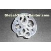 Plastic Random Packing White PP Heilex Ring For Cooling Towers Packing