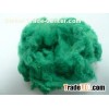 1.5 D * 32mm , 38mm, 51mm, 76mm Green Dyed Spinning Polyester Staple Fiber