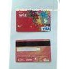 ISO standard prepaid VISA smart debit card with hico black magstripe