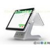Double Touch Screen retail point of sale system ,  all in one pos terminal