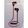 Red Bluetooth Wireless Earphones For Mobile , Bluetooth Sports Earphones