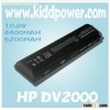 replacement  laptop battery  HP DV2000-6