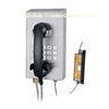 Steel Weatherproof Emergency Phone Wall Mount , Moisture Proof Mining Telephone