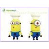 CHEF Cartoon Customized USB Flash Drive 4GB Minion Cartoon Fashion USB