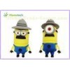 Despicable Me Rubber USB Flash Drive 2gb 4gb 8gb , Minion USB 2.0 Flash Drive