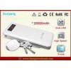 High Capacity rechargeable mini power bank 20000mAh for smartphone