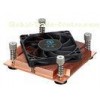 Pure Copper Heat Sink Server CPU Cooler / Air Cooling Fan with Single Fan