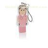 Pink Portable Novelty USB Flash Drives Doctor Shaped Supported Windows 7