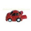 Red Car Shaped Novelty USB Flash Drives Plastic With OEM Logo Printing