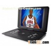 Black 12V LCD TFT Portable Dvd Players 10 Inch Screen with Audio Video Input