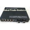 Low Power 4W 1000M 2-Port FX+4-Port TP Fiber Optic Switches Supports VLAN and QoS