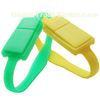 Yellow Green Wristband USB Flash Drive Stick Silicone Bracelet