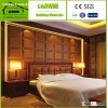 beautiful bed background 3d leather wall panel for Interior decoration