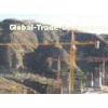 48m Jib Length Overhead Hammerhead Tower Crane With 4 Tons Topkit