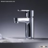 Single lever wash basin mixer