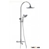 Double holes bath shower faucets