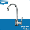 Deck mounted single lever kitchen sink faucet