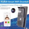 AlyBell Remote Unlock Push Notification HD Camera Video Wifi Doorbell