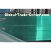 Green Interior Decorative Tempered Safety Glass , Large Tempered Glass Wall Panels