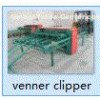 Plywood peeling-clipping machine