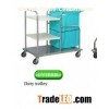 stainless steel  medical storage equipment trolleys L1110 x W470 x H810mm
