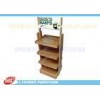 Milk Promotion Chipboard Wooden Display Stands / Rack Custom With Logo Printing