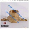 High Quality 2 inch Brass NBR Camlock Coupling  Type D from China