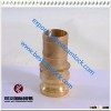 High Quality Brass Male NPT Threaded Cam and Groove Coupling Type E