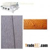 Rustic solid wood flooring wire brushing denibbing Machine