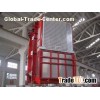 OEM Red Construction Hoist Parts Building Lifter Single Elevator Cage for Oil Fields