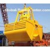 Deck Crane Bulk Cargo Electro Hydraulic Grabs / Grapple with Motor Hydraulic Drive