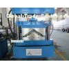 Roll Top Ridge Pipe Forming Machine Chain Drive With Hydraulic Cutting