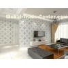 Wall Hanging 3D Living Room  Wallpaper , Fabric Wall 3d Wall Panel Sound-absorbing
