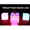 Durable PE Rechargeable LED Light Furniture Illuminated Cubes With IR / RF Remote Controller