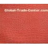 Acidproof Artificial Crocodile Grain Leather Fabric For Handbags / Shoe Upper
