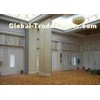 Veneer Gypsum Acoustic Folding Partitions , Accordion Folding Partitions For Restaurant