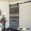 Complete Set Steel Rail Sliding Barn Door Hardware