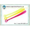 Eco friendly PP plastic shoe horn with round handle , Offset printing