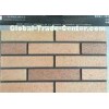 Smooth Customized Exterior Thin Brick With Wear Resistance Solid Void Ratio