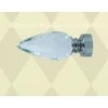 Newly Designed Curtain Rod Crystal Finials Home Decoration , 25mm / 28mm